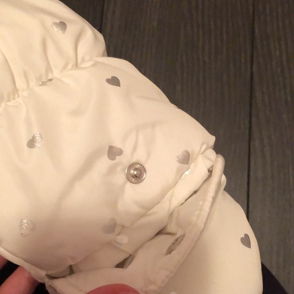 White baby winter snowsuit - Picture 5 of 5